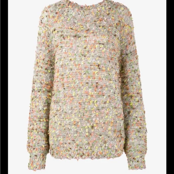 Chloe Multicolor Textured Sweater - Picture 3 of 6